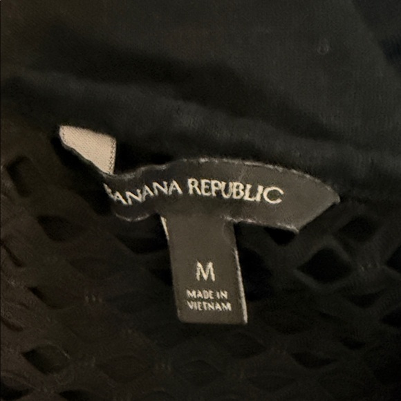 Banana Republic Black Lace Detail Tank Top - Picture 2 of 4